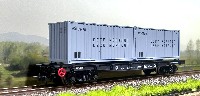 Пересвет: платформа 4-осная для перевозки контейнеров 13-401 СЖД №426-2156 (арт.53811)