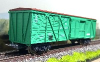 Конка: крытый вагон 62т СЖД аренда (зеленый № 220-4370, арт. 284)