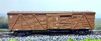 Конка: крытый вагон 30т СЖД багажный (коричневый № ЯР 6115, арт. 287)