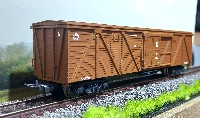 Конка: крытый вагон 30т СЖД багажный (коричневый № ЯР 6115, арт. 287)