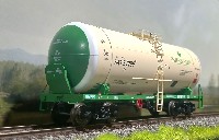 LS Models (R-Land): 4-осная цистерна Бензин С модель 15-1547-03 №54757299 СБЕРБАНК ЛИЗИНГ (с 2005 г., арт.30303)