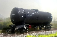 Иван Семёнов / Tabun: 4-осная цистерна для бензина и светлых нефтепродуктов модель 15-1443 СЖД №742-5912