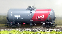 LS Models (R-Land): 4-осная цистерна Бензин/Нефть СТ, модель 15-1755 №75023150 РЖД (арт.30503, PID)