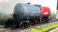 LS Models (R-Land): 4-осная цистерна Бензин/Нефть СТ, модель 15-1755 №75023150 РЖД (арт.30503, PID)