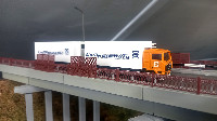 Herpa: Volvo F10 Совтрансавто тягач с прицепом (арт. 321167)