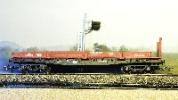 Bergs: 4-осная платформа г/п 50т СЖД (коричневая № Юз 1-351-129)
