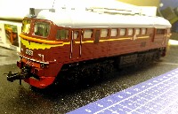 Eaglemoss: M62-1577 СЖД тепловоз бордовый (DC, окраска Камушкин)
