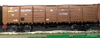 LS Models (R-Land): полувагон 12-132-03 с раздельным торможением (с 2004 г.) "РЖД" № 60089349 (арт.20604)
