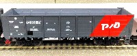 LS Models (R-Land): полувагон 12-132-03 (с 2004 г.) "РЖД" № 64869886 (арт.20507)